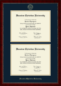 Double Diploma Frame