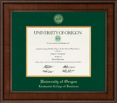 University of Oregon diploma frame - Presidential Masterpiece Diploma Frame in Madison