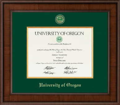 University of Oregon diploma frame - Presidential Masterpiece Diploma Frame in Madison