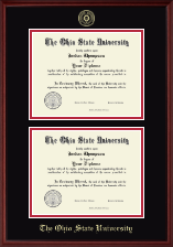 The Ohio State University diploma frame - Double Diploma Frame in Camby