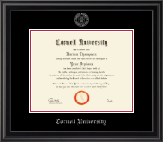 Cornell University diploma frame - Silver Embossed Diploma Frame in Midnight