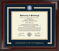 University of Pittsburgh diploma frame - Showcase Diploma Frame in Encore