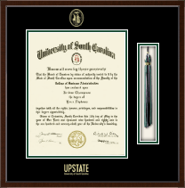 University of South Carolina Upstate diploma frame - Tassel & Cord Diploma Frame in Delta