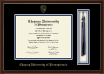Cheyney University diploma frame - Tassel & Cord Diploma Frame in Delta