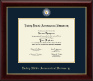 Embry-Riddle Aeronautical University diploma frame - Masterpiece Medallion Diploma Frame in Gallery