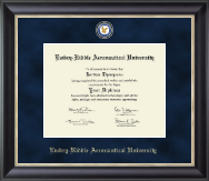 Embry-Riddle Aeronautical University diploma frame - Regal Diploma Frame in Noir