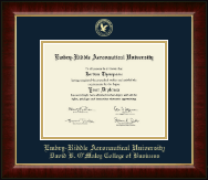 Embry-Riddle Aeronautical University diploma frame - Gold Embossed Diploma Frame in Murano