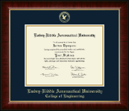Embry-Riddle Aeronautical University diploma frame - Gold Embossed Diploma Frame in Murano