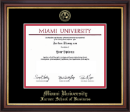 Miami University diploma frame - Gold Embossed Diploma Frame in Regency Gold