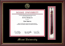 Miami University diploma frame - Tassel & Cord Diploma Frame in Newport
