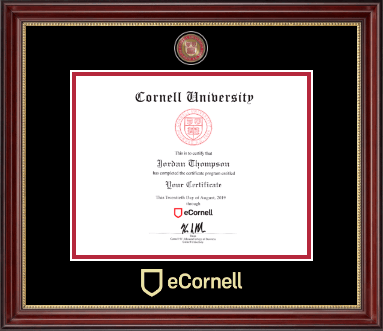 Cornell University certificate frame - Masterpiece Medallion Certificate Frame in Kensington Gold
