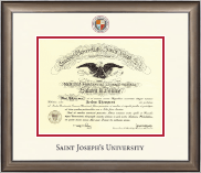 Saint Joseph's University in Pennsylvania diploma frame - Dimensions Diploma Frame in Easton