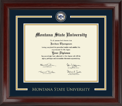 Montana State University Bozeman diploma frame - Showcase Diploma Frame in Encore