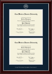 Double Diploma Frame