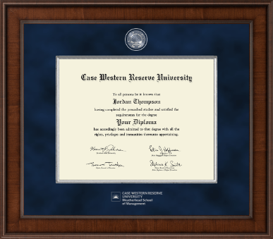 Case Western Reserve University diploma frame - Presidential Masterpiece Diploma Frame in Madison