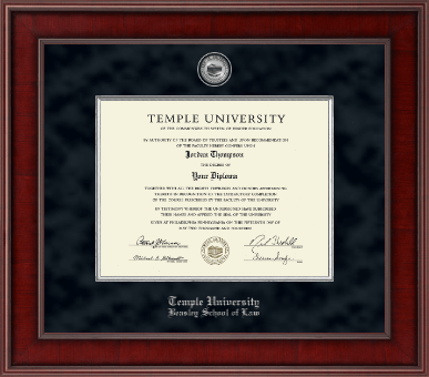 Temple University diploma frame - Presidential Masterpiece Diploma Frame in Jefferson