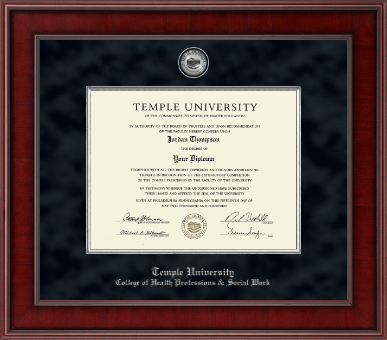 Temple University diploma frame - Presidential Masterpiece Diploma Frame in Jefferson