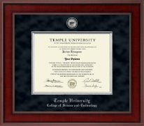 Temple University diploma frame - Presidential Masterpiece Diploma Frame in Jefferson