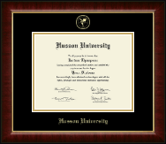 Husson University diploma frame - Gold Embossed Diploma Frame in Murano
