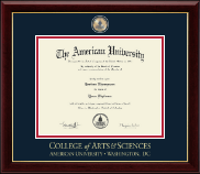 American University diploma frame - Masterpiece Medallion Diploma Frame in Gallery