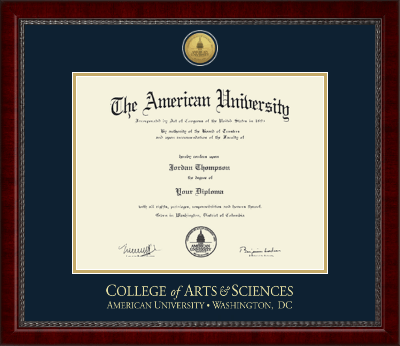 American University diploma frame - Gold Engraved Medallion Diploma Frame in Sutton