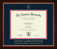 American University diploma frame - Gold Embossed Diploma Frame in Murano