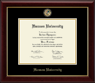 Husson University diploma frame - Masterpiece Medallion Diploma Frame in Gallery