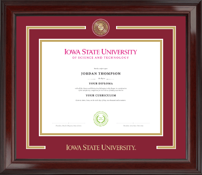 Iowa State University diploma frame - Showcase Diploma Frame in Encore