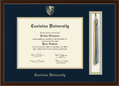 Canisius University diploma frame - Tassel & Cord Diploma Frame in Delta