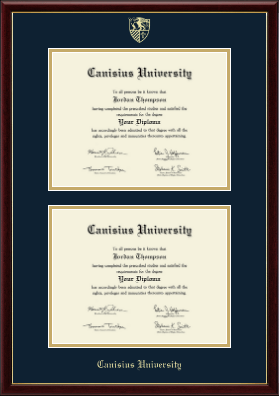 Canisius University diploma frame - Double Diploma Frame in Galleria