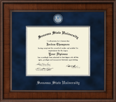 Sonoma State University diploma frame - Presidential Masterpiece Diploma Frame in Madison