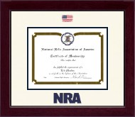 National Rifle Association of America diploma frame - Dimensions Diploma Frame in Cordova