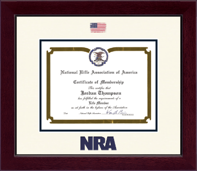 National Rifle Association of America certificate frame - Dimensions Certificate Frame in Cordova