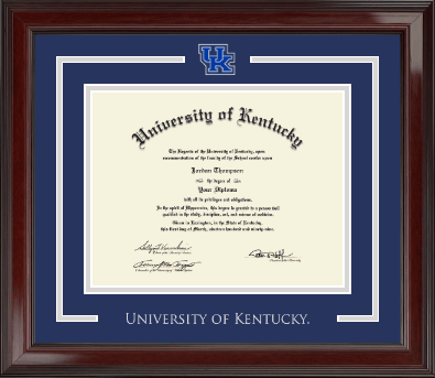 University of Kentucky diploma frame - Spirit Medallion Diploma Frame in Encore