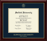 Suffolk University diploma frame - Gold Embossed Diploma Frame in Gallery