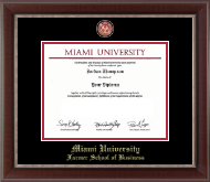 Miami University diploma frame - Masterpiece Medallion Diploma Frame in Chateau
