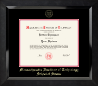 Massachusetts Institute of Technology diploma frame - Gold Embossed Diploma Frame in Eclipse