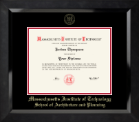 Massachusetts Institute of Technology diploma frame - Gold Embossed Diploma Frame in Eclipse