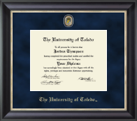 The University of Toledo diploma frame - Regal Diploma Frame in Noir