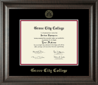 Grove City College diploma frame - Gold Embossed Diploma Frame in Acadia