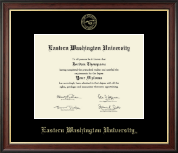 Eastern Washington University diploma frame - Gold Embossed Diploma Frame in Studio Gold