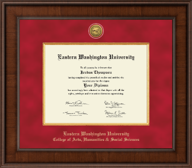 Eastern Washington University diploma frame - Presidential Gold Engraved Diploma Frame in Madison