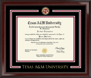 Texas A&M University diploma frame - Showcase Diploma Frame in Encore