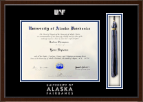 University of Alaska Fairbanks diploma frame - Tassel & Cord Diploma Frame in Delta