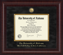 The University of Alabama Tuscaloosa diploma frame - Presidential Masterpiece Diploma Frame in Premier