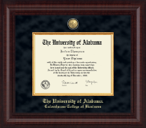 The University of Alabama Tuscaloosa diploma frame - Presidential Masterpiece Diploma Frame in Premier