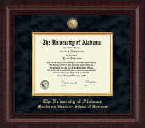 The University of Alabama Tuscaloosa diploma frame - Presidential Masterpiece Diploma Frame in Premier