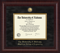 The University of Alabama Tuscaloosa diploma frame - Presidential Masterpiece Diploma Frame in Premier