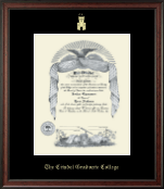 The Citadel The Military College of South Carolina diploma frame - Gold Embossed Diploma Frame in Studio