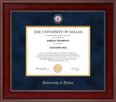 University of Dallas diploma frame - Presidential Masterpiece Diploma Frame in Jefferson